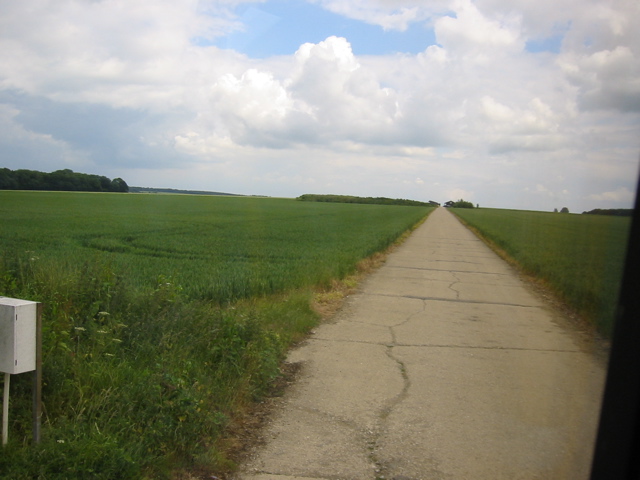 Remaining portion of Nuthampstead E-W runway for B-17s returning from Europe